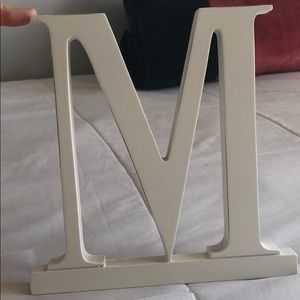 Letter M that hangs up